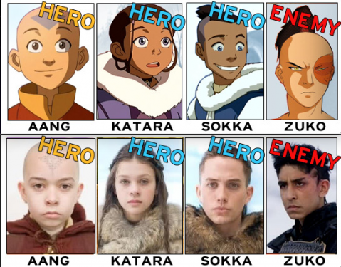 The cast of The Last Airbender - via knowyourmeme